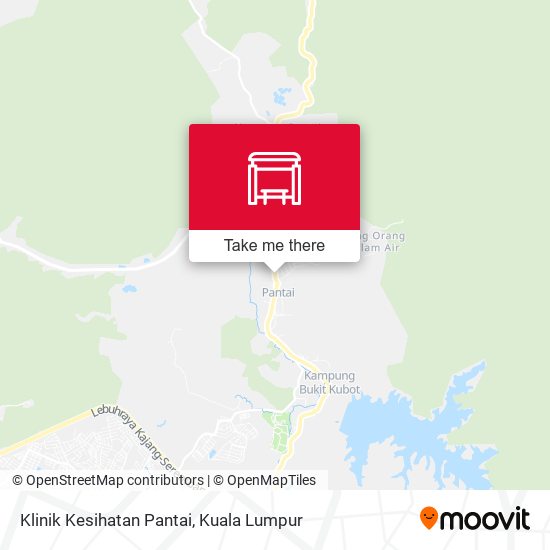 Klinik Kesihatan Pantai map