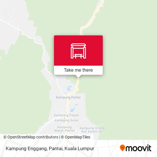 Kampung Enggang, Pantai map