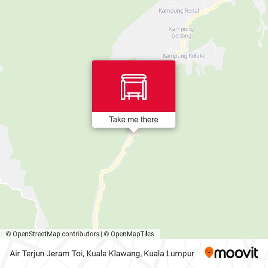 Air Terjun Jeram Toi, Kuala Klawang map