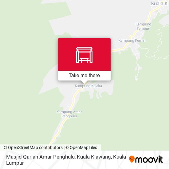 Peta Masjid Qariah Amar Penghulu, Kuala Klawang