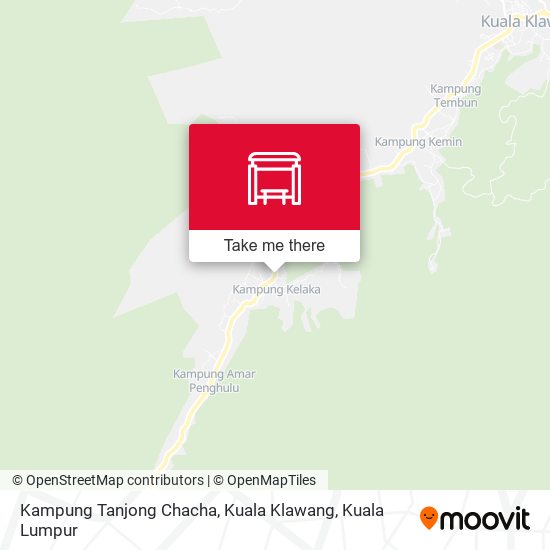 Peta Kampung Tanjong Chacha, Kuala Klawang