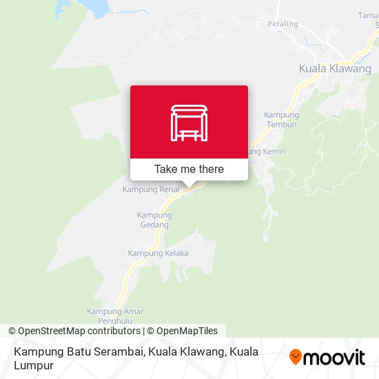 Kampung Batu Serambai, Kuala Klawang map