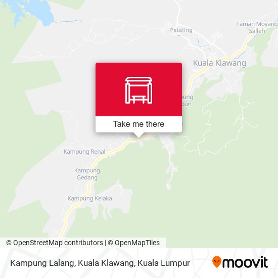 Kampung Lalang, Kuala Klawang map