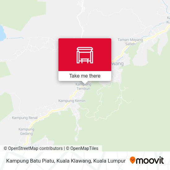 Peta Kampung Batu Piatu, Kuala Klawang