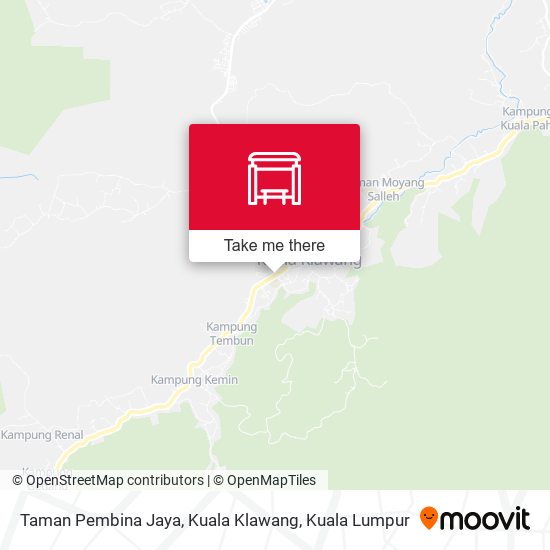 Peta Taman Pembina Jaya, Kuala Klawang