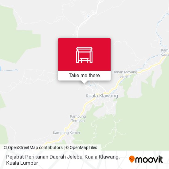 Pejabat Perikanan Daerah Jelebu, Kuala Klawang map