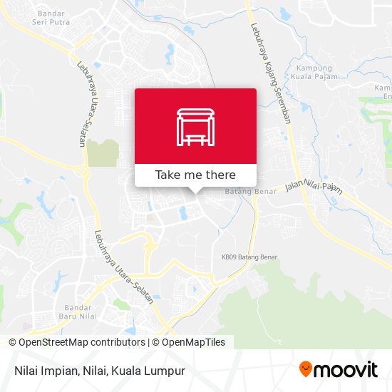 Nilai Impian, Nilai map