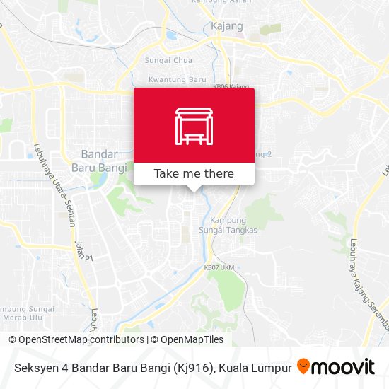 Peta Seksyen 4 Bandar Baru Bangi (Kj916)