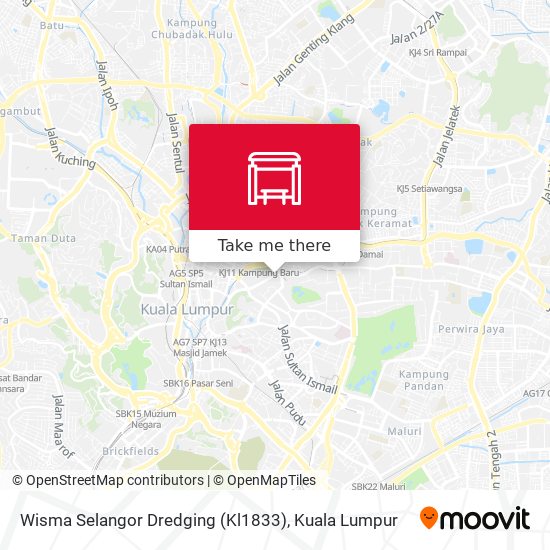 Peta Wisma Selangor Dredging (Kl1833)