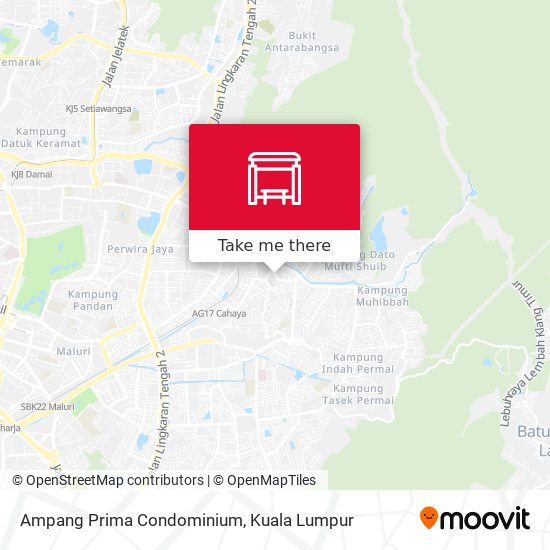 Ampang Prima Condominium map