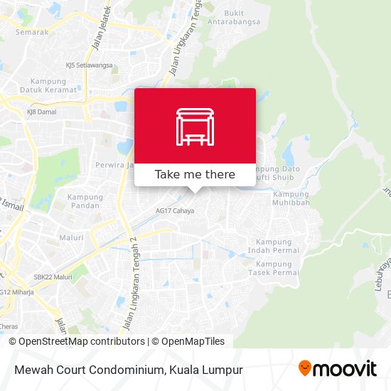 Mewah Court Condominium map