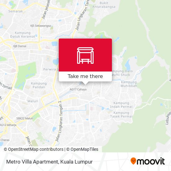 Metro Villa Apartment map
