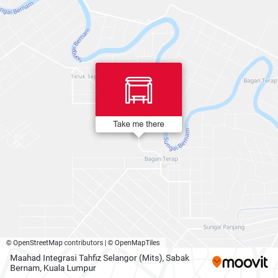 Maahad Integrasi Tahfiz Selangor (Mits), Sabak Bernam map