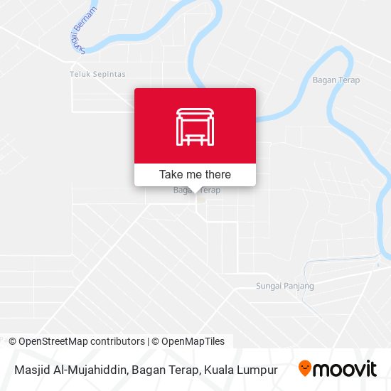 Masjid Al-Mujahiddin, Bagan Terap map