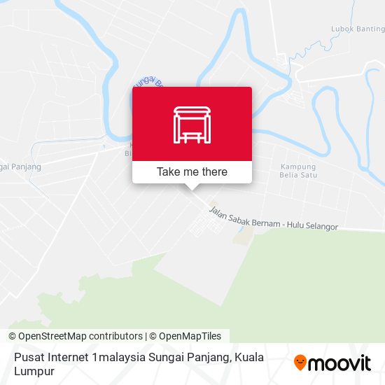 Pusat Internet 1malaysia Sungai Panjang map