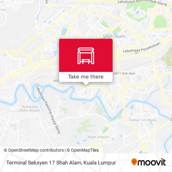 Peta Terminal Seksyen 17 Shah Alam