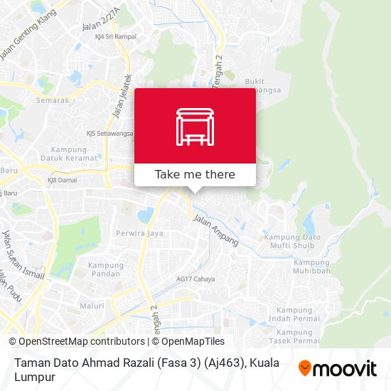 Peta Taman Dato Ahmad Razali (Fasa 3) (Aj463)