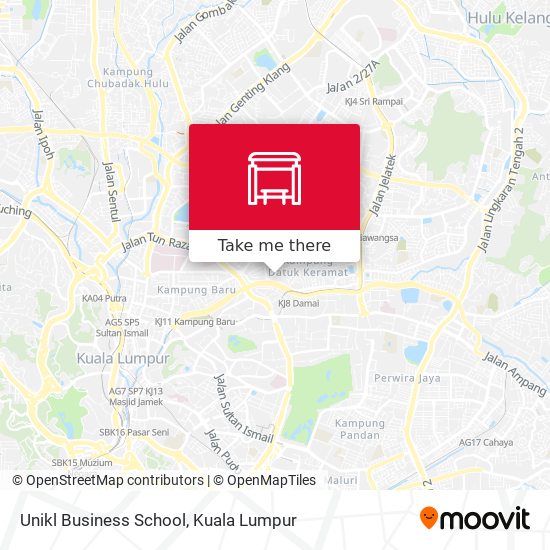 Unikl Business School map