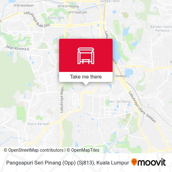 Pangsapuri Seri Pinang (Opp) (Sj813) map
