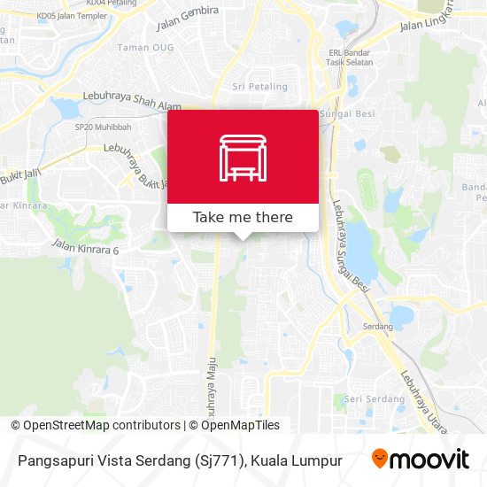 Pangsapuri Vista Serdang (Sj771) map