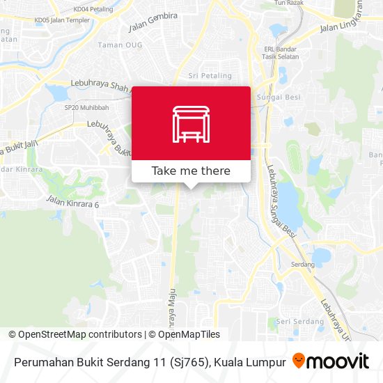 Perumahan Bukit Serdang 11 (Sj765) map