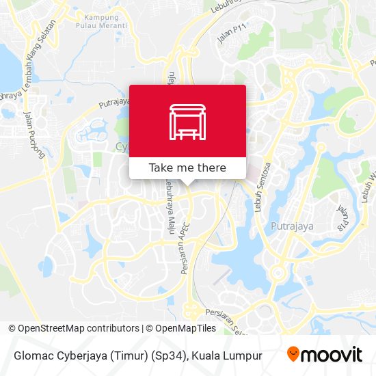 Glomac Cyberjaya (Timur) (Sp34) map