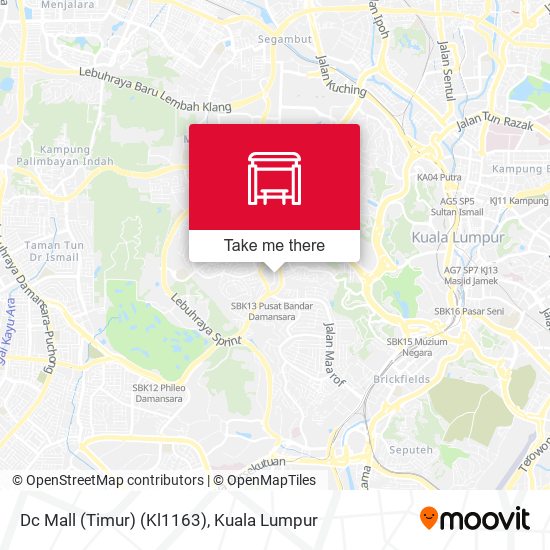 Dc Mall (Timur) (Kl1163) map