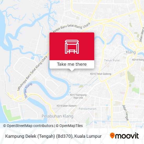 Kampung Delek (Tengah) (Bd370) map