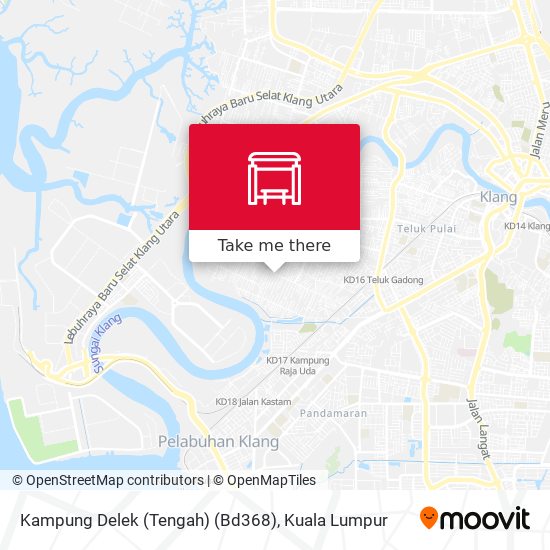 Kampung Delek (Tengah) (Bd368) map