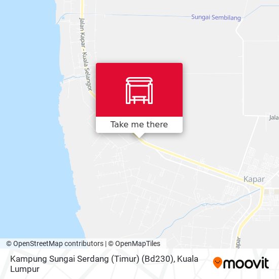 Peta Kampung Sungai Serdang (Timur) (Bd230)