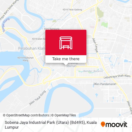 Peta Sobena Jaya Industrial Park (Utara) (Bd495)