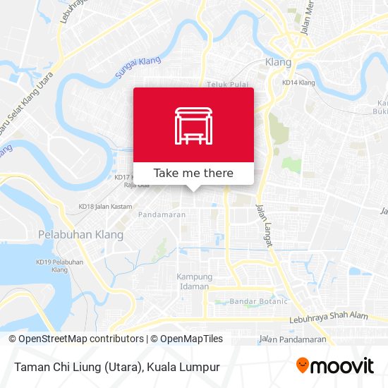 Peta Taman Chi Liung (Utara)