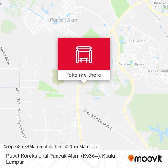 Peta Pusat Koreksional Puncak Alam (Ks364)