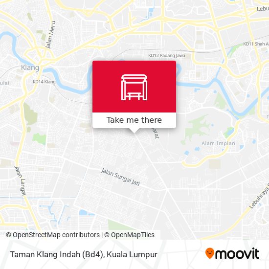 Peta Taman Klang Indah (Bd4)