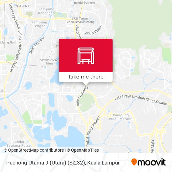 Peta Puchong Utama 9 (Utara) (Sj232)