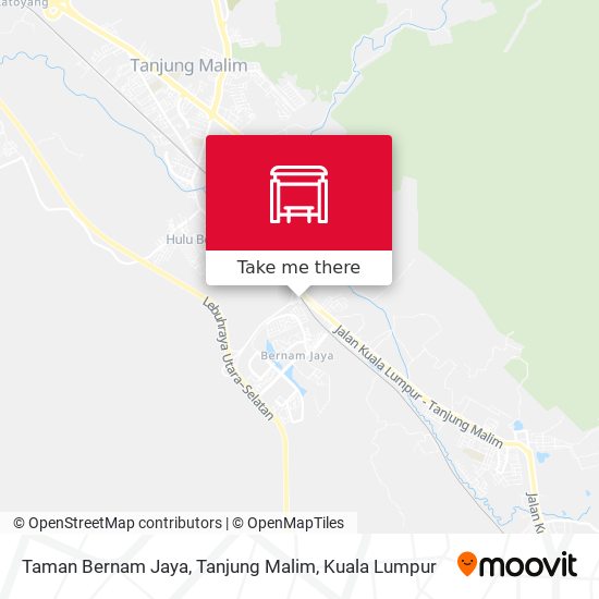 Peta Taman Bernam Jaya, Tanjung Malim