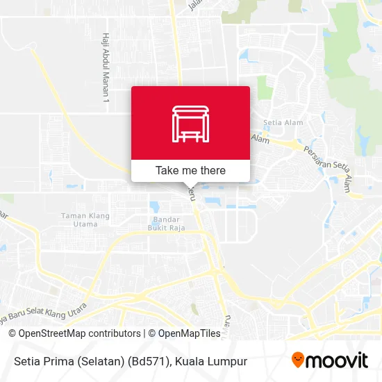 Setia Prima (Selatan) (Bd571) map