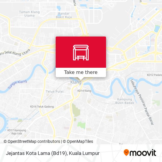 Jejantas Kota Lama (Bd19) map