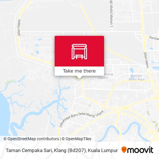 Peta Taman Cempaka Sari, Klang (Bd207)