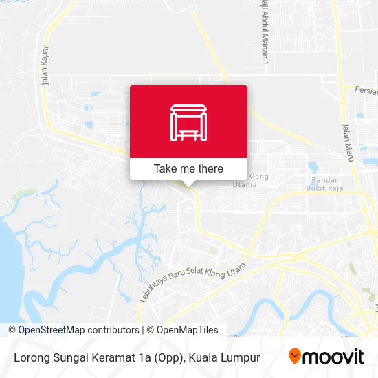 Lorong Sungai Keramat 1a (Opp) map