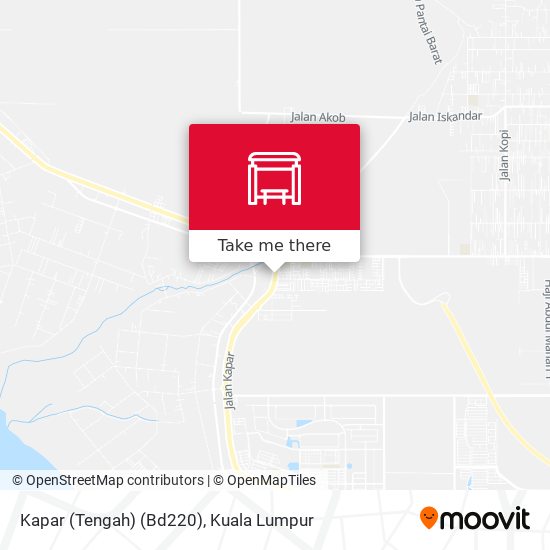 Kapar (Tengah) (Bd220) map