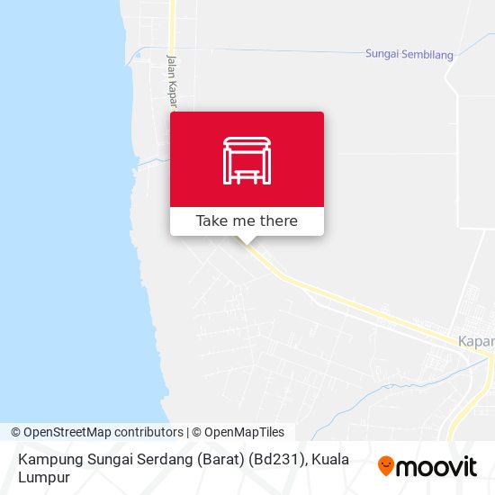 Kampung Sungai Serdang (Barat) (Bd231) map