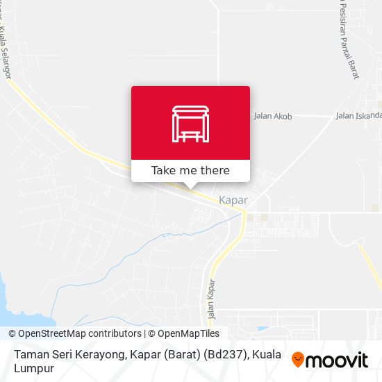 Peta Taman Seri Kerayong, Kapar (Barat) (Bd237)