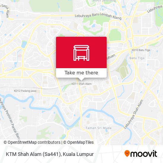 KTM Shah Alam (Sa441) map