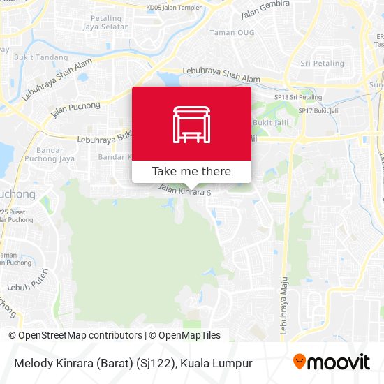 Melody Kinrara (Barat) (Sj122) map