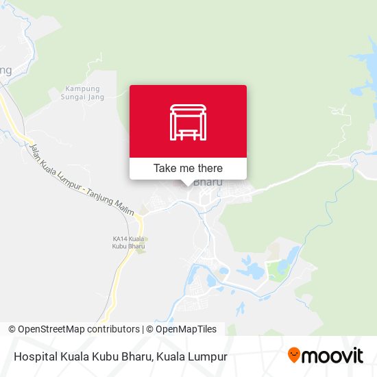 Peta Hospital Kuala Kubu Bharu