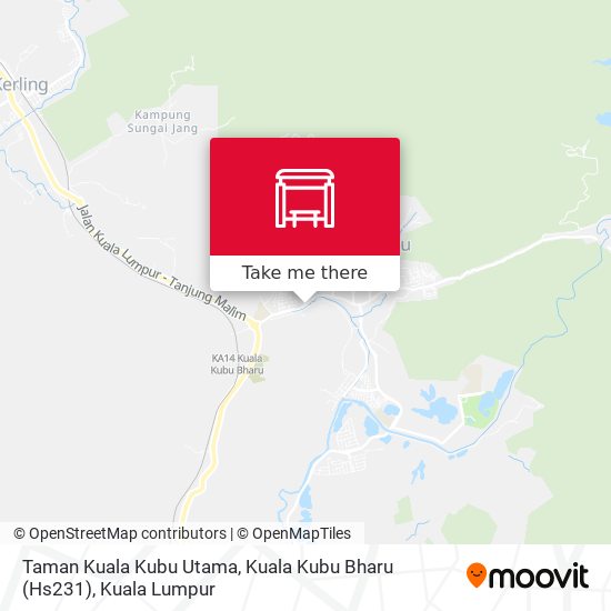 Peta Taman Kuala Kubu Utama, Kuala Kubu Bharu (Hs231)