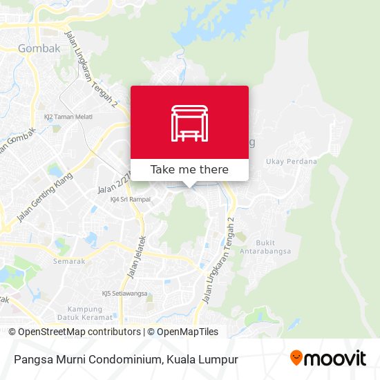 Peta Pangsa Murni Condominium