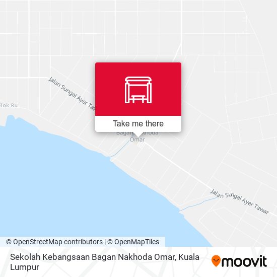 Peta Sekolah Kebangsaan Bagan Nakhoda Omar