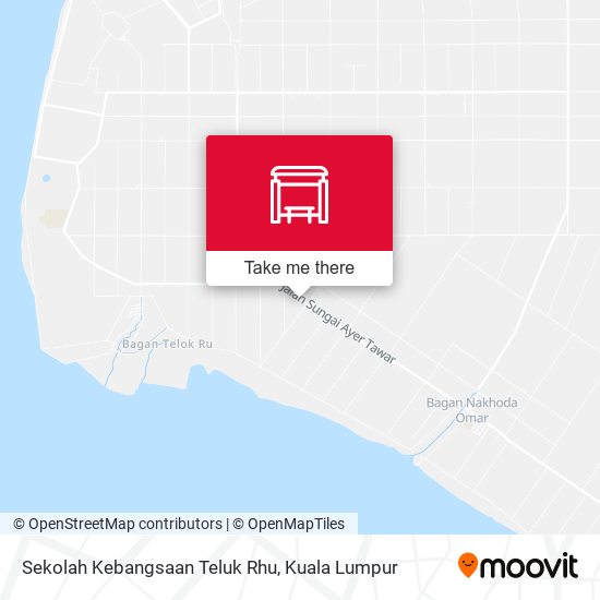 Peta Sekolah Kebangsaan Teluk Rhu